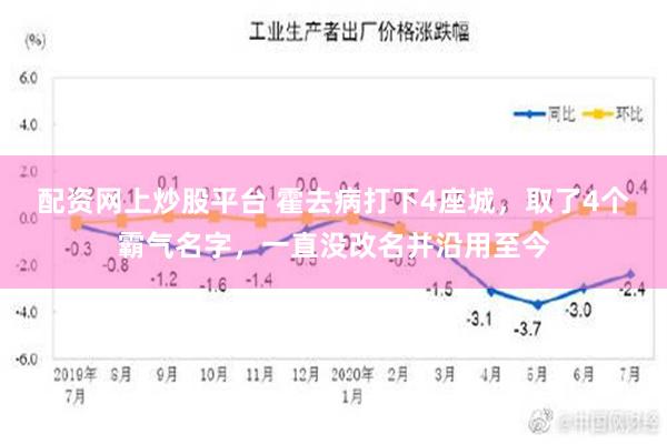 配资网上炒股平台 霍去病打下4座城，取了4个霸气名字，一直没改名并沿用至今